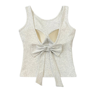 Blush Built-In Cup Bow Top