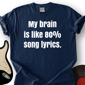 Brain of Lyrics T-Shirt