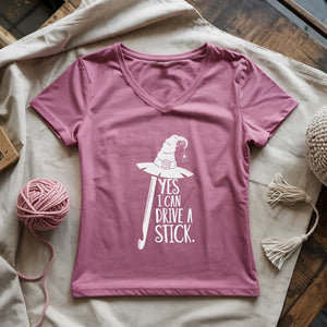 I Can Drive A Stick Lady V-neck