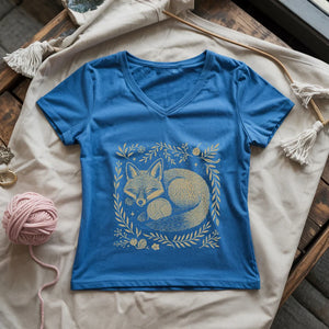 Fox & Yarn Lady V-neck