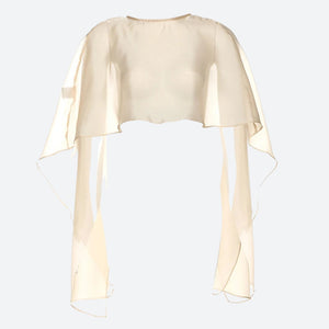 Sheer Backless Crop Top