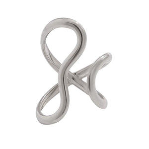 Infinity Twist Oversized Ring