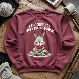 Crochet Not Choke Sweatshirt