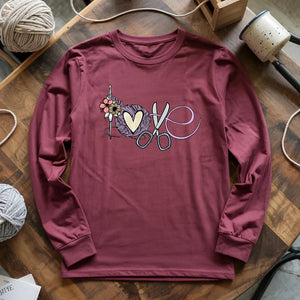 Love Crocheting Long Sleeve T-shirt