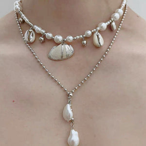 Mermaid Tears Layered Necklace