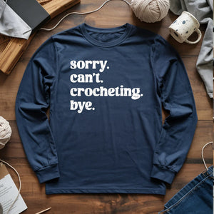 Crocheting. Bye Long Sleeve T-shirt