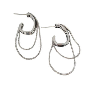 Self Made Chain Earrings
