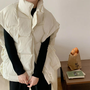 Vacay Mode Oversized Puffer Vest