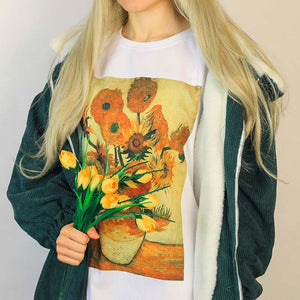 Van Gogh Sunflowers Tee