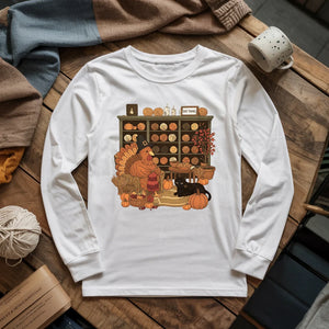 Knitting Turkey Long Sleeve T-shirt