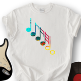Colorful Music Notes T-Shirt