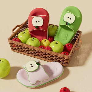 3D Apple Slide Slippers
