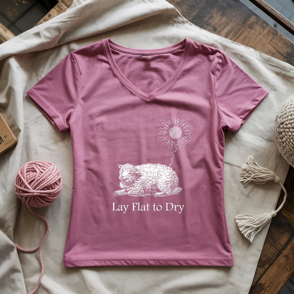 Lay Flat Lady V-neck