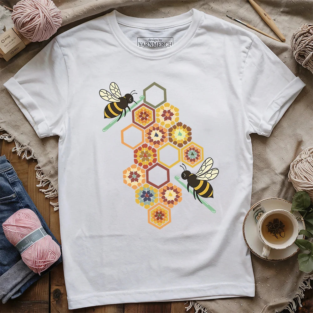 Crochet Bees T-shirt
