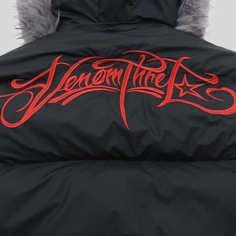 Faux Fur Hooded Puffer Jacket