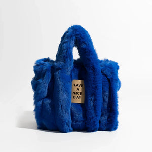 Fluffy Faux Fur Tote Bag