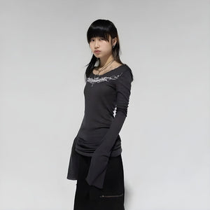 Grunge Barbed Wire Top