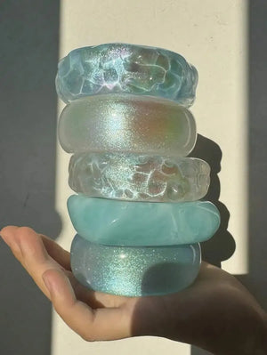 Ocean Chunky Resin Bracelet