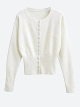 Ribbed Slim Fit Cardigan