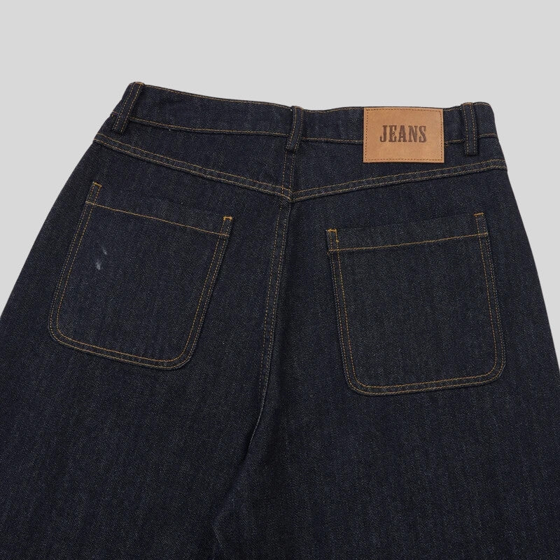 Side Stripe Wide Jeans