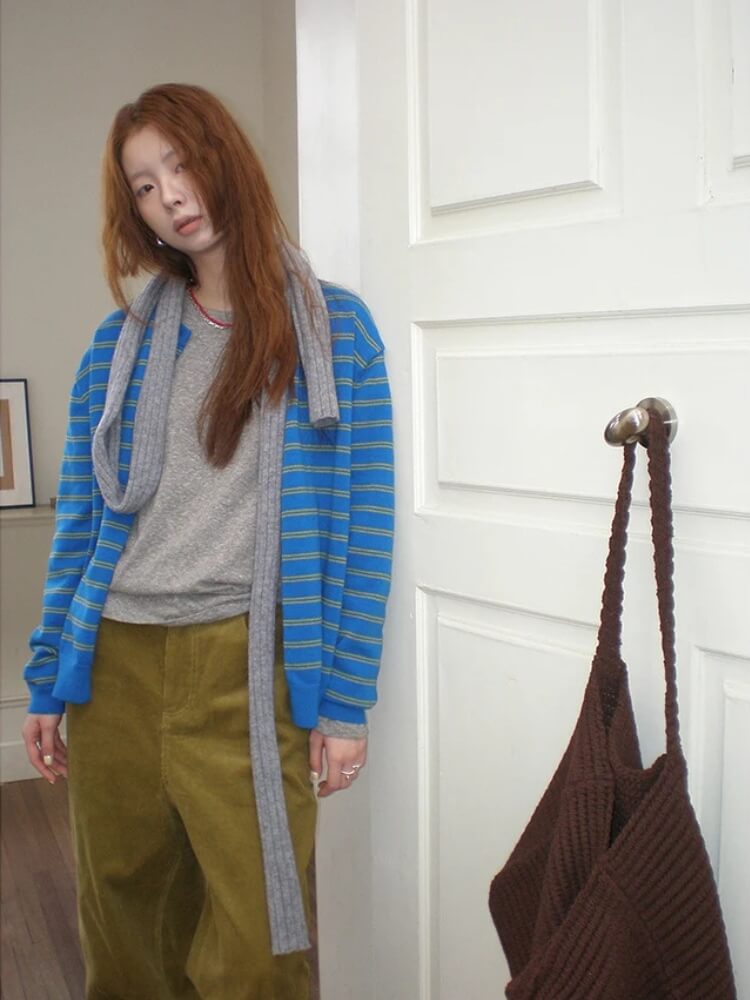Striped Cardigan