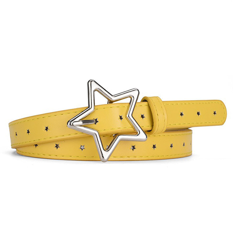 Y2K Pastel Star Buckle Belt