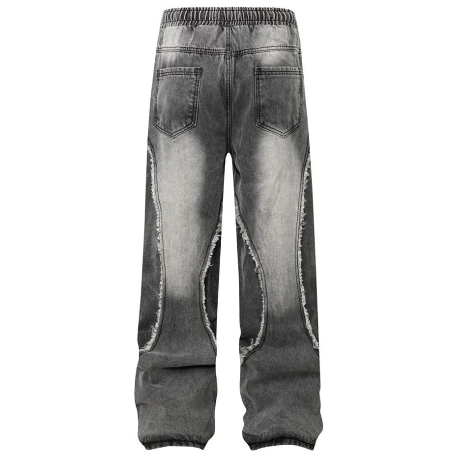 Washed Wide Leg Jeans