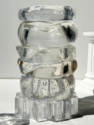 Y2K Clear Resin Bracelet