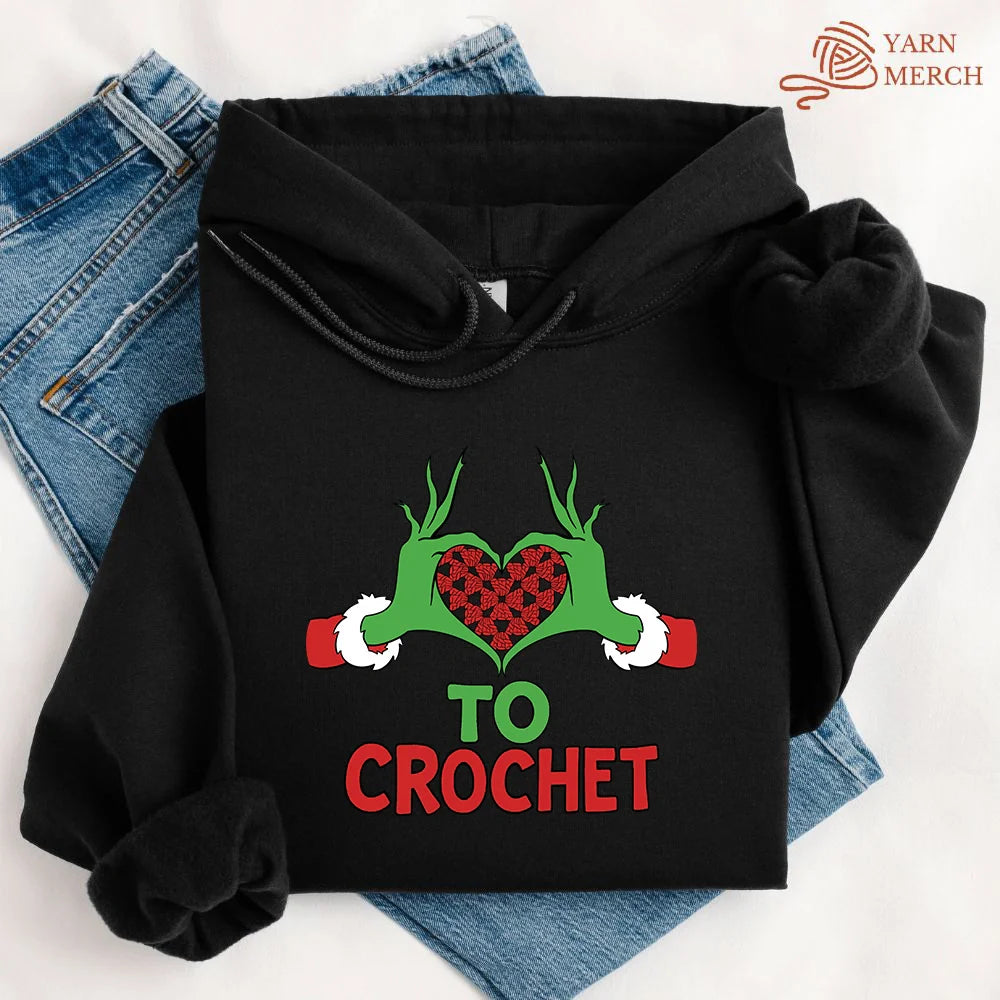 Yarnville Heart Hoodie