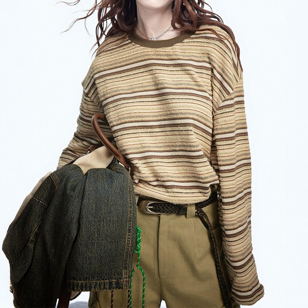 After Hours Striped Tee