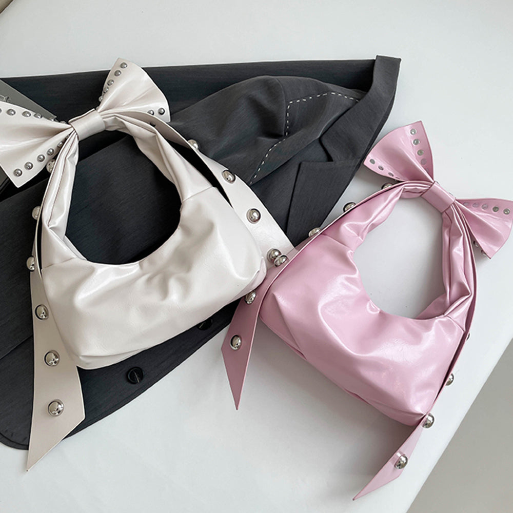 Gossip Goes Around Bow Shoulder Bag