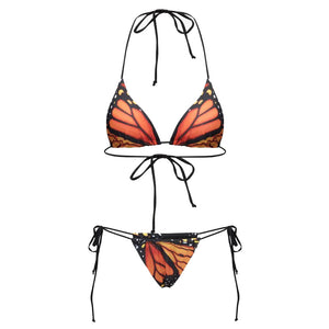 Butterfly Print Bikini Set