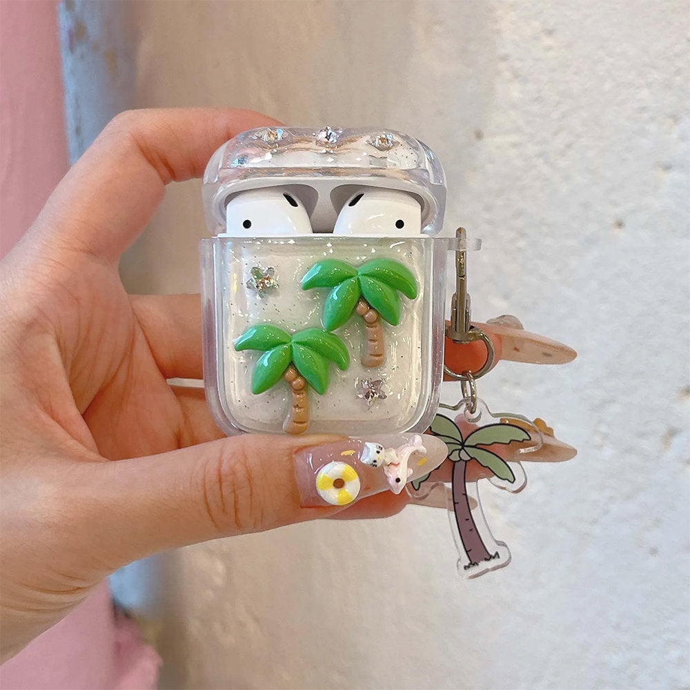 Coconut Girl Palm AirPods Case