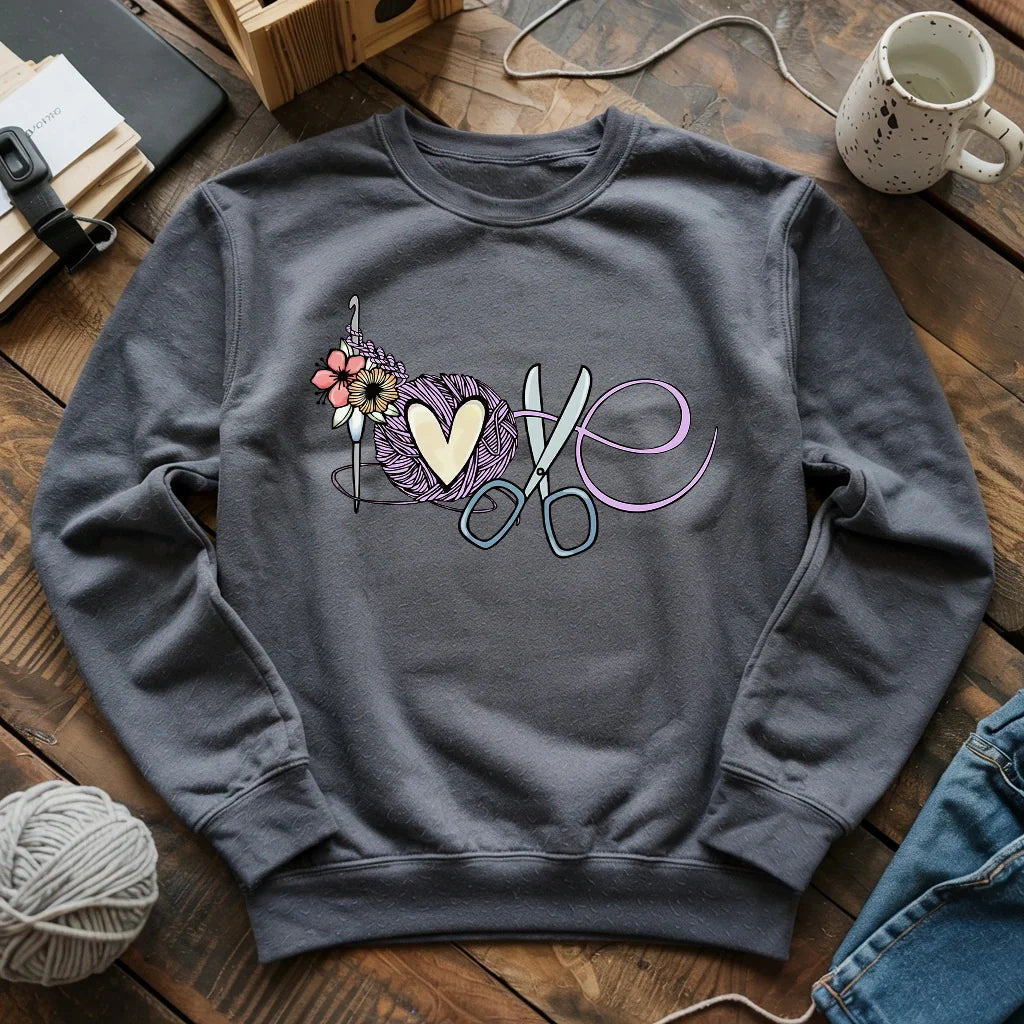 Love Crocheting Sweatshirt