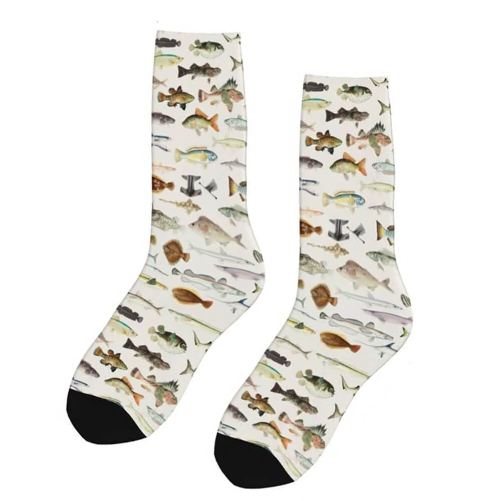 Fish Print Socks
