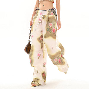 Gossip Team Floral Cargo Pants