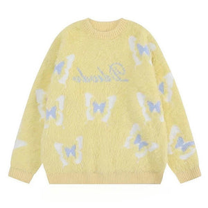 Fluffy Butterfly Sweater