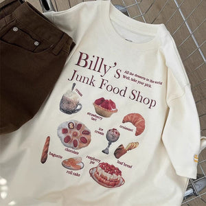 Junk Food Shop Aesthetic T-Shirt