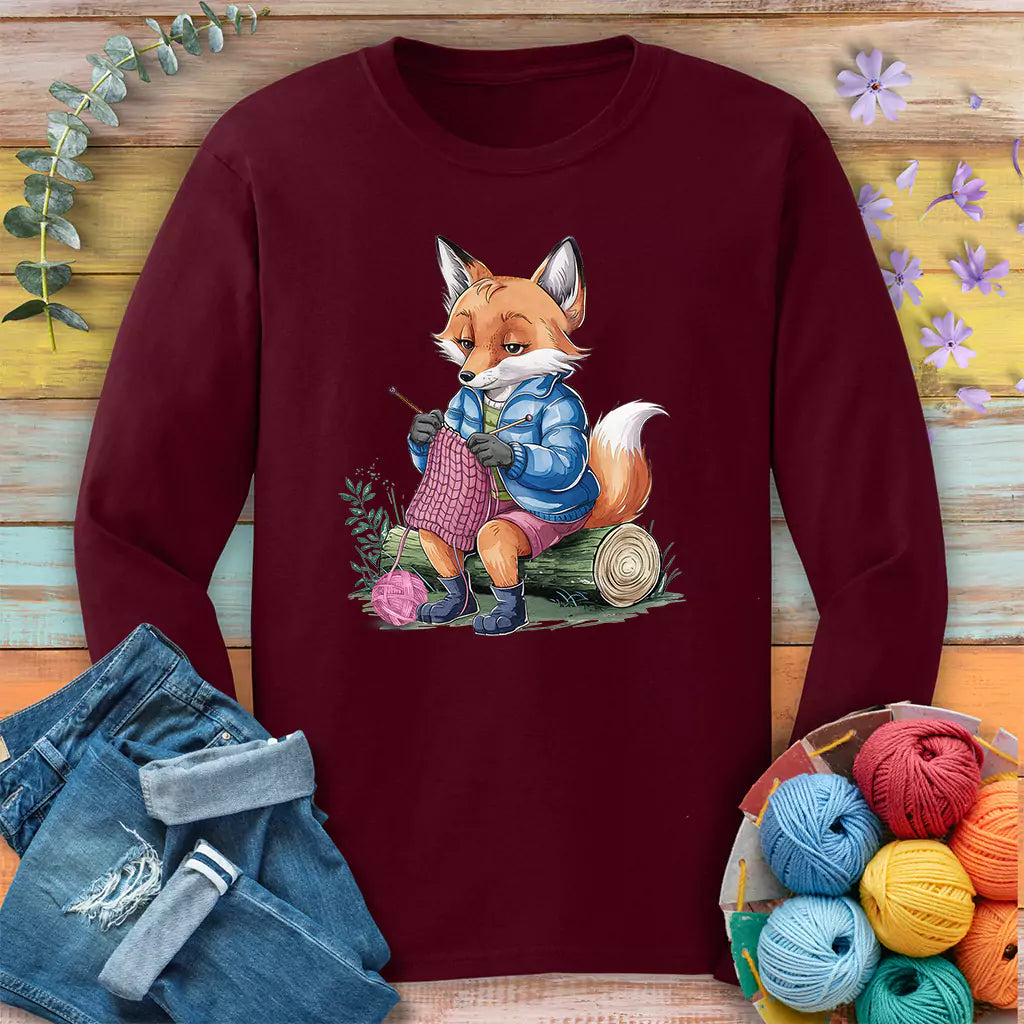 Foxtastic Knit Long Sleeve T-shirt