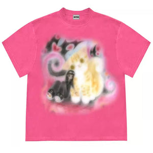 Graffiti Dreams Cat T-Shirt