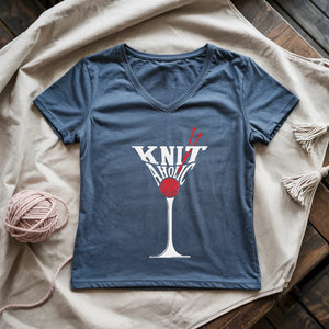 Knit Aholic Lady V-neck