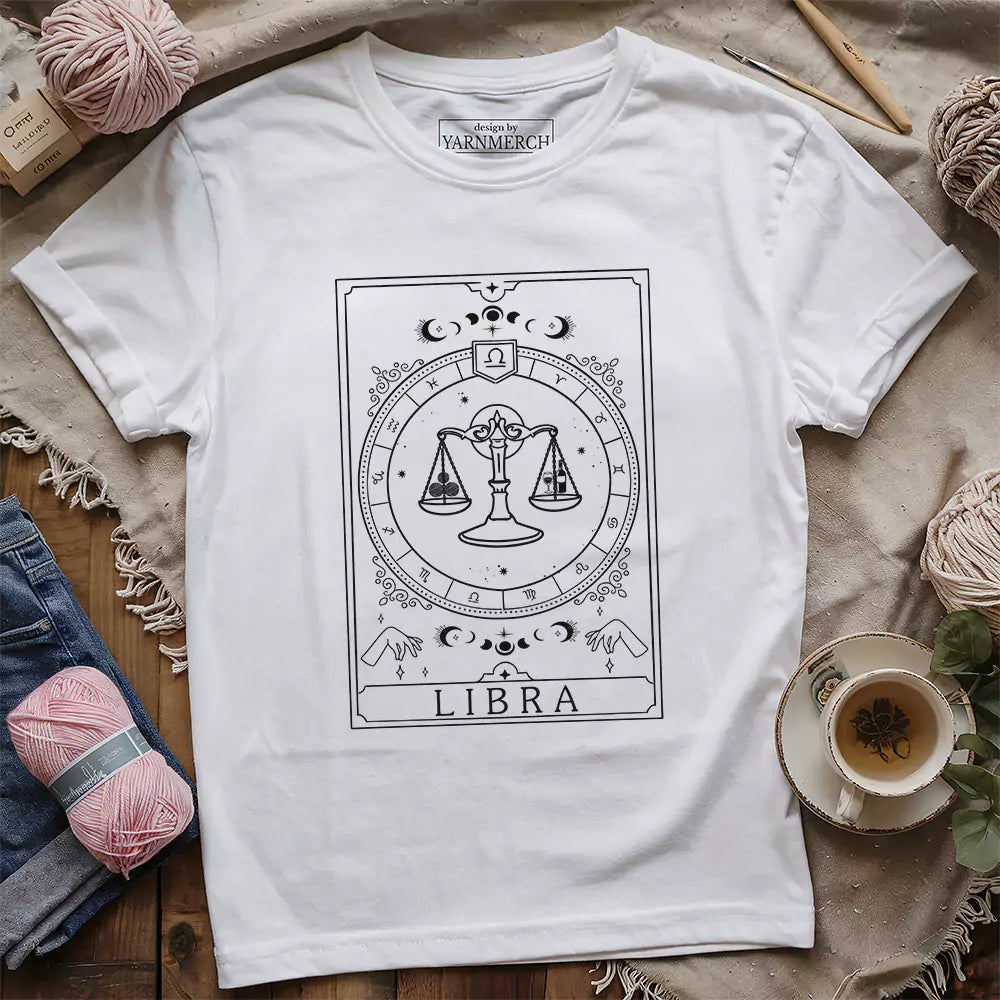 Libra Yarn Tarot T-shirt