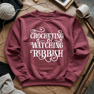 Crochet And Christmas Movie Sweatshirt