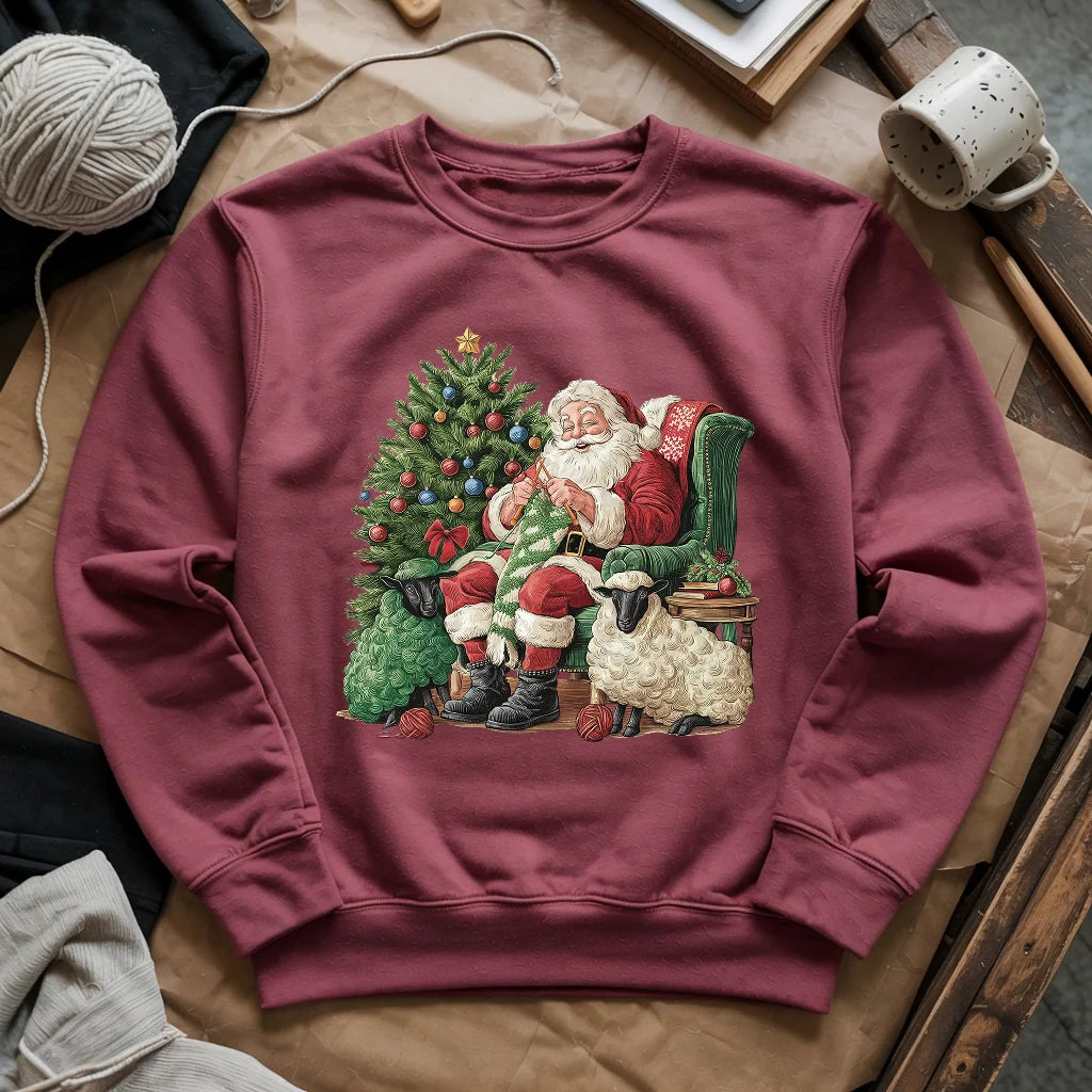 Santa Yarn Sweatshirt
