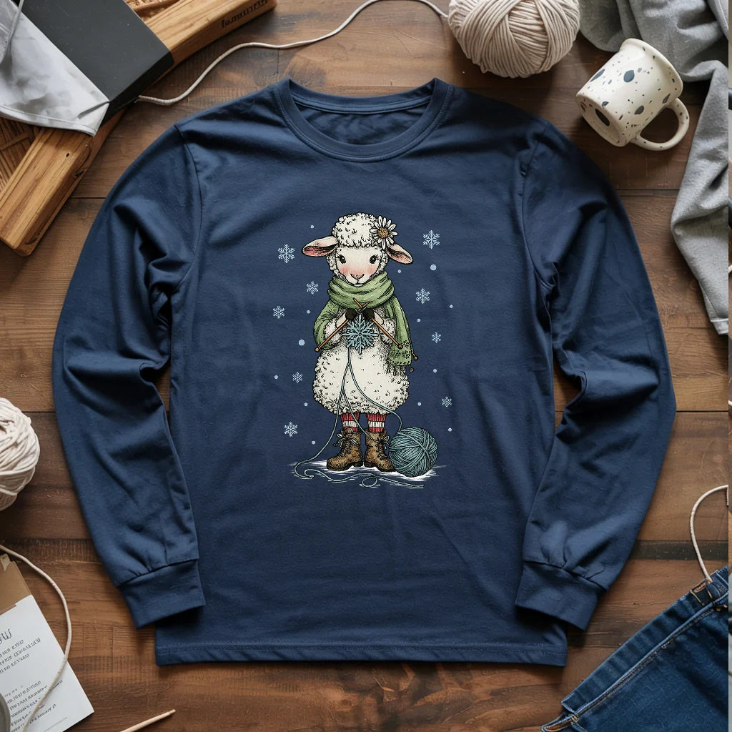 Knitting Snowflex Long Sleeve T-shirt