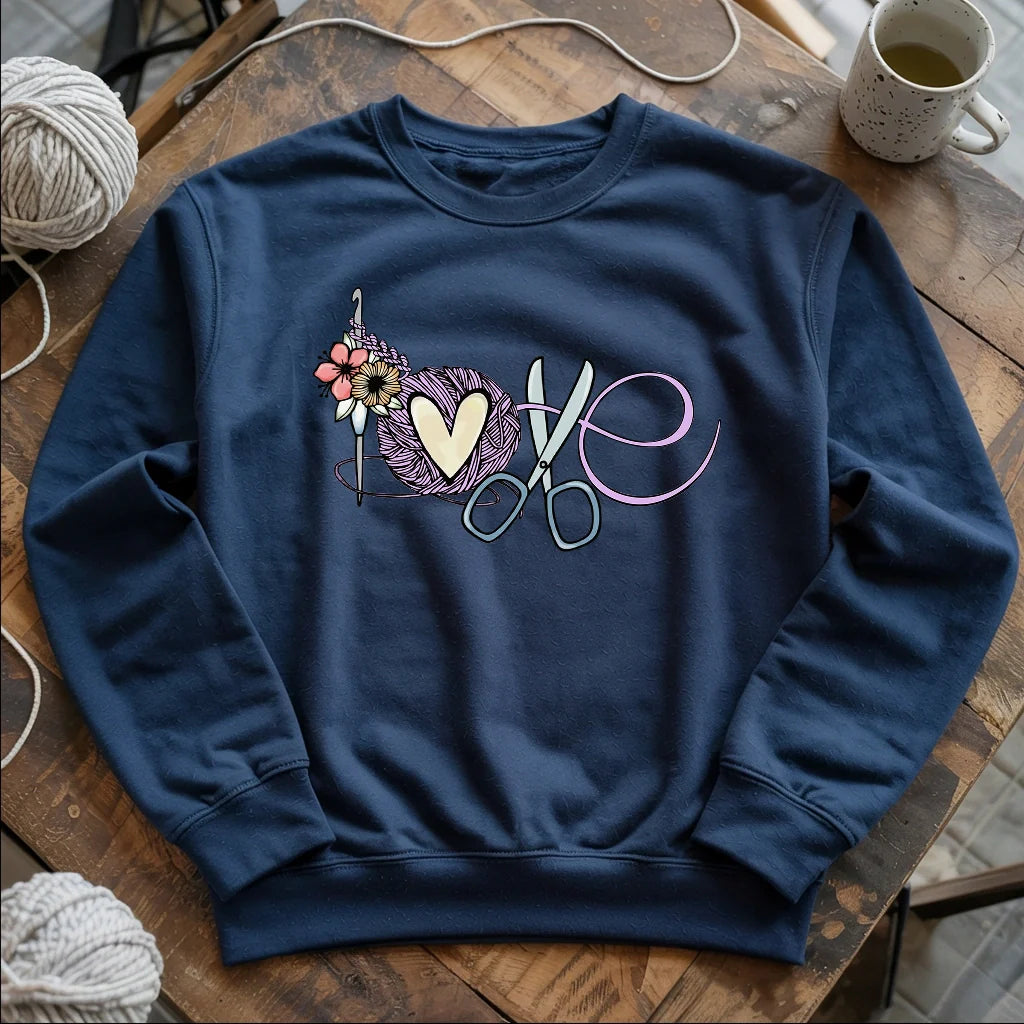 Love Crocheting Sweatshirt
