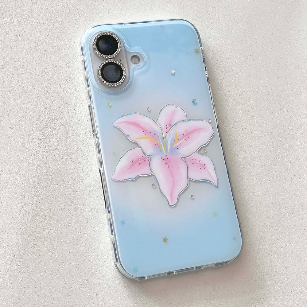 Pastel Tropical Flower iPhone Case