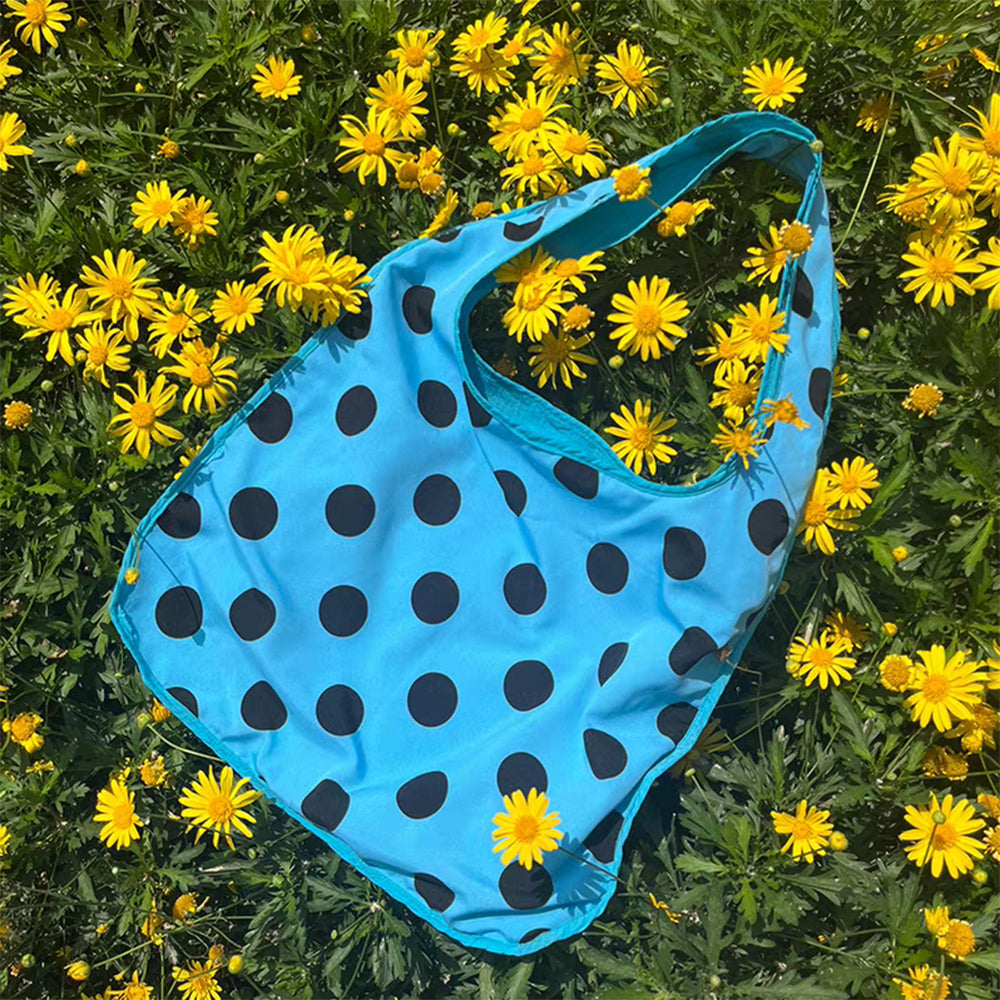 Polka Dot Reversible Tote Bag