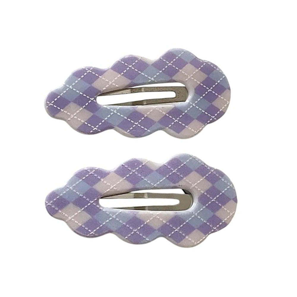 Perfectly Preppy Plaid Hair Clips