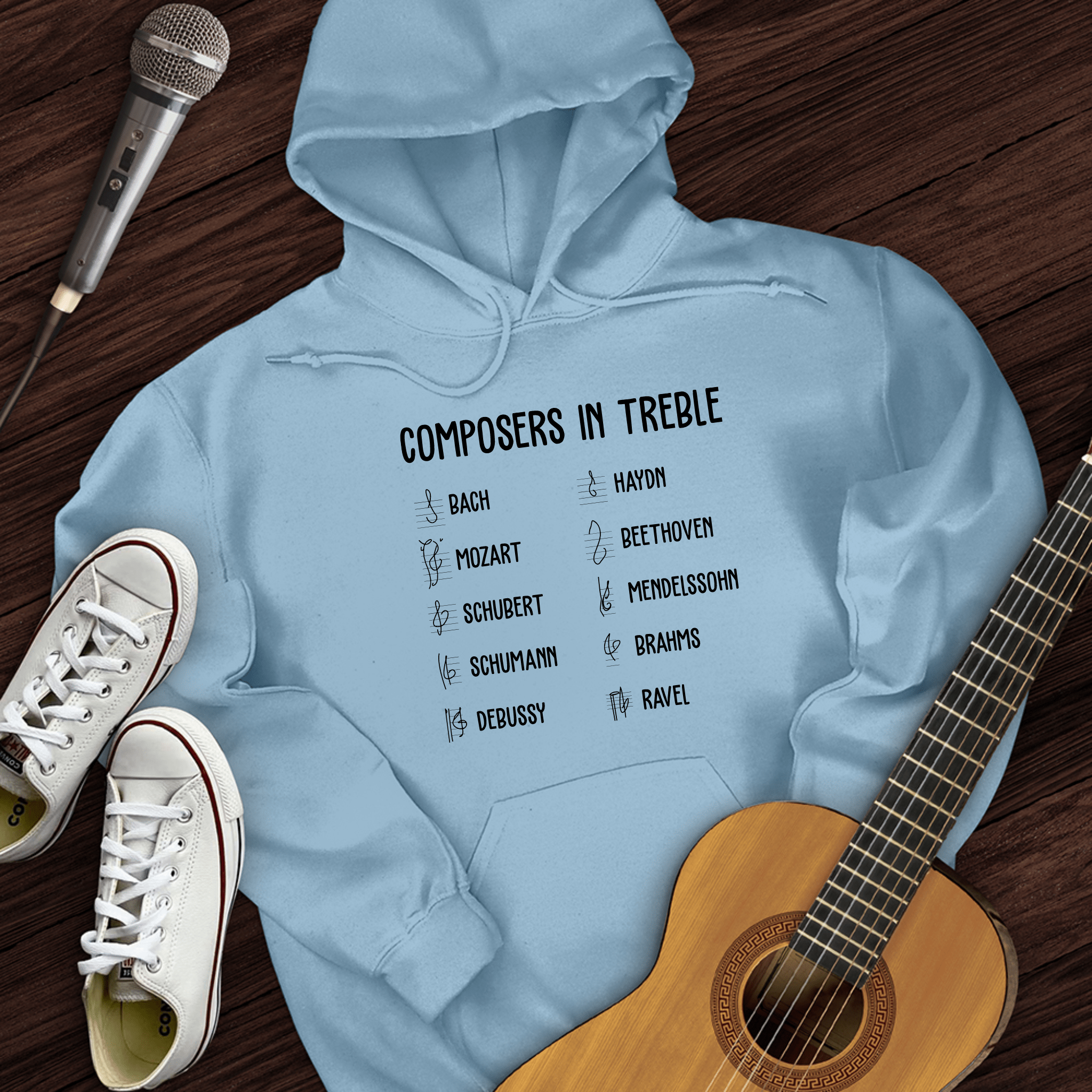 Composers In Treble Hoodie